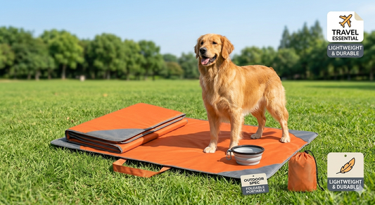 Waterproof Washable Dog Bed Soft Comfort Pet Sleeping Mat for Small Medium Large Dogs Indoor Outdoor Use